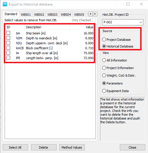 ExportToHistoricalDatabaseHistoricalSource