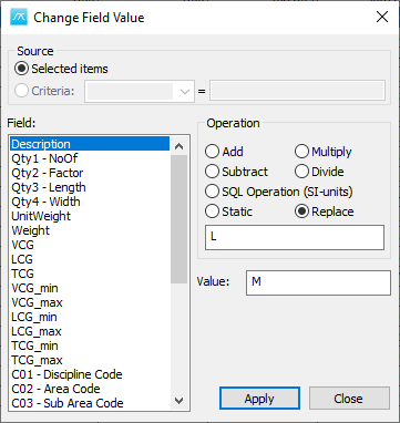 ChangeFieldValueReplace