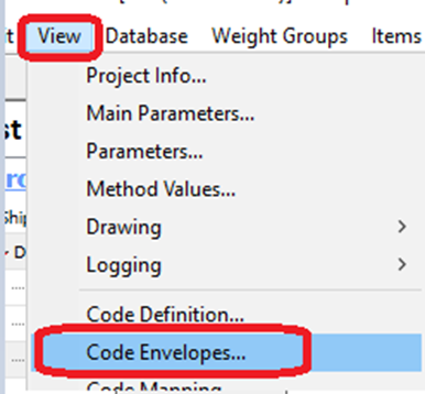 View - Code Envelopes