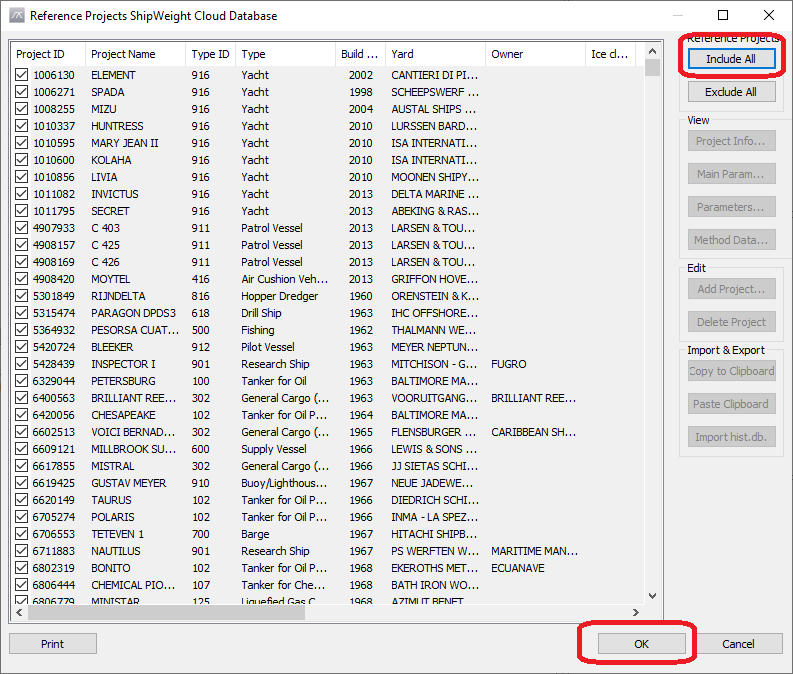 Reference Project SWC database