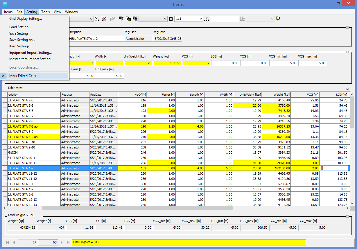 ItemWIndowMarkEditedCells