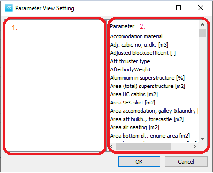 ParameterViewSetting